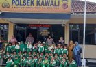 Polsanak, Makopolsek Kawali Polres Ciamis Kedatangan Anak TK Al Ishlah Kawalimukti