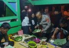 Optimalisasi Pam Swakarsa, Sat Binmas Polres Ciamis Ngaliwet Bareng Satkamling Cibeureum