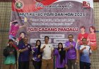 Polsek Panjalu Polres Ciamis Monitoring Turnamen Bola Voli Peringatan Hari Guru Nasional
