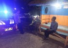 Berikan Rasa Aman, Personel Polsek Kawali Polres Ciamis Patroli Dialogis di Malam Hari