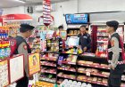 Cipkon Kamtibmas, Sat Samapta Polres Ciamis Turun ke Jalan Datangi Minimarket di Malam Hari