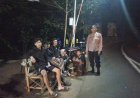 Berikan Rasa Aman, Personel Polsek Kawali Polres Ciamis Patroli Dialogis di Malam Hari