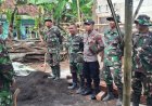 Soliditas, Polsek Lakbok Polres Ciamis Ikut Bantu Proses Rutilahu Program TMMD Kodim 0613/Ciamis