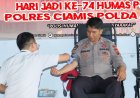Polres Ciamis Gelar Donor Darah dalam Rangka Hari Jadi ke-74 Humas Polri, Wujud Nyata Kepedulian Sosial Anggota Polri terhadap Masyarakat