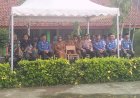 Polsek Cisaga Polres Ciamis Hadiri dan Kawal Upacara Peringatan Hari Pahlawan 2025 Tingkat Kecamatan Cisaga