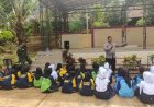 Polsek Sukadana Polres Ciamis Berikan Pembinaan ke Osis di LDKS di SMPN 1 Sukadana
