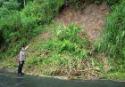 Peran Kepolisian dalam Penanganan Tebing Longsor di Jalan Raya Rancah–Patakaharja