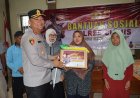 Polres Ciamis Salurkan Bantuan Sosial untuk Warga Terdampak Pergeseran Tanah, Kapolres Tekankan Pentingnya Kehadiran Negara