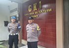 Polsek Ciamis Wujudkan Rasa Aman dalam Ibadah Rutin Umat Kristiani di GKI Ciamis