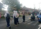 Polsek Cihaurbeuti Perkuat Pelayanan Publik Melalui Strong Point di SMPN 2 Cihaurbeuti, Bentuk Komitmen Pengamanan Lalu Lintas