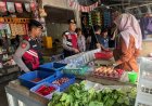 Jaga Stabilitas Harga di Pasaran, Polres Ciamis Awasi Bahan Pokok di Pasar Sindangkasih