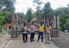 Polres Ciamis Tinjau Perbaikan Jembatan Cikaleho, Wujud Kepedulian Kepolisian terhadap Keselamatan dan Mobilitas Warga