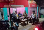 Berikan Rasa Aman, Personel Polsek Kawali Polres Ciamis Patroli Dialogis di Malam Hari