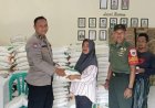 Polsek Ciamis Polres Ciamis Awasi Distribusi Bantuan Pangan ke Warga Kelurahan Benteng