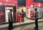 Humanis, Pasukan Patroli Roda 4 Polres Ciamis Datangi Obvit SPBU Pasir Angin Ciamis