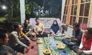 Perkuat Sinergitas, Polsek Lakbok Polres Ciamis Koorkom ke Warga Kalapagada Desa Kalapasawit