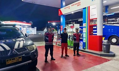 Polsek Cihaurbeuti Polres Ciamis Patroli Biru Antisipasi Gangguan Kamtinmas di Masyarakat