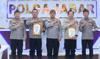 Aiptu Dede Imbar Juanda Raih Penghargaan Bhabinkamtibmas Terbaik di Mapolda Jabar