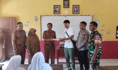 Polsek Lakbok Polres Ciamis Turun Langsung Pantau Laucnhing Dapur MBG Mandiri