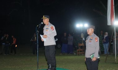 Polres Ciamis Perkuat Sinergitas TNI-Polri dalam Pelepasan Peleton Beranting Hari Juang TNI AD 2025