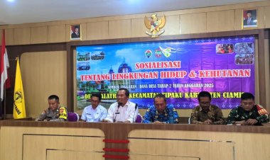 Polsek Cipaku Dukung Sosialisasi Lingkungan Hidup dan Kehutanan, Perkuat Kesadaran Masyarakat Desa Jalatrang
