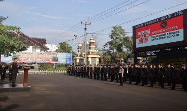 Hari Bela Negara ke-77, AKBP H. Hidayatullah Pimpin Upacara di Tingkat Polres Ciamis
