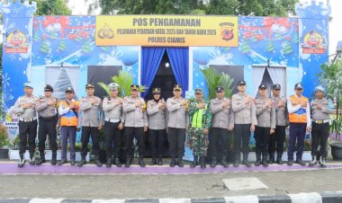 Wakapolres Ciamis Tinjau Kesiapan Pos Ops Lilin Lodaya 2025, Pastikan Pengamanan Natal dan Tahun Baru Berjalan Optimal