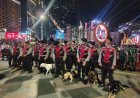 Baharkam Polri Kerahkan K-9 Jaga Keamanan Perayaan Tahun Baru di HI