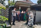 Polri Peduli, Polsek Cijeungjing Polres Ciamis Takziah ke Keluarga Duka di Desa Binaan