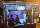 Humanis, Pasukan Roda 4 Polres Ciamis Patroli dan Beri Imbauan ke Warga di Pos Ronda Kebon Jati