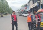 Cipkon Kamtibmas Ruang Publik, Samapta Polres Ciamis Patroli Turun ke Ruko Pasar Ciamis