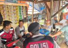 Jaga Harkamtibmas, Sat Samapta Polres Ciamis Koorkom ke Pangkalan Ojeg Pasar Ikan Ciamis