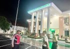 Cipkon Malam Hari, Tiga Anggota Samapta Polres Ciamis Patroli Datangi Pengadilan Negeri Ciamis