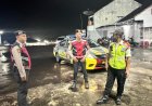 Humanis, Pasukan Patroli Roda 4 Polres Ciamis Datangi SPBU Nagrak Antisipasi Gangguan Kamtibmas
