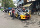 Satuan Samapta Polres Ciamis Patroli ke Simpang Empat Pasar Ciamis Beri Imbauan Kamtibmas