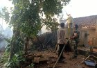 Polsek Kawali Tanggap Tangani Kebakaran Rumah Warga di Desa Karangpawitan