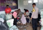 Polsek Cipaku Dukung Program Lingkungan Melalui Monitoring Pemilahan Sampah di Bank Sampah Jalatrang Berseka