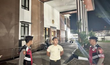 Cipkon di Bahaya Kriminalitas, Sat Samapta Polres Ciamis Patroli Dialogis ke Pengadilan Agama