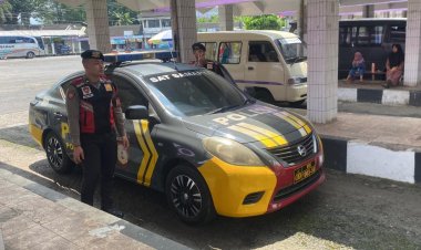 Sat Samapta Polres Ciamis Intensifkan Patroli Himbauan Kamtibmas di Terminal Ciamis