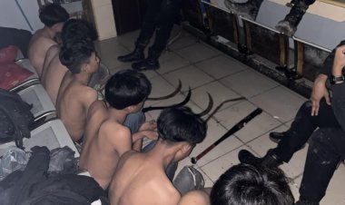Enam Remaja Diduga Geng Motor Diamankan TRC Polisi