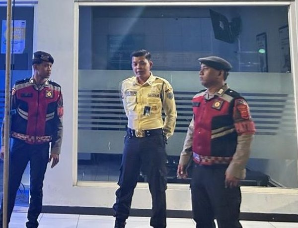 Sat Samapta Polres Ciamis Patroli ke Obvit di Jam Rawan, Kantor Perbankan Jadi Sasaran