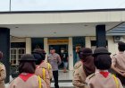 Polsek Banjarsari Polres Ciamis Binlat ke Anggota Saka Bhayangkara Kwartir Ranting Banjarsari