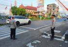 Pelayanan Masyarakat, Polsek Kawali Turun ke Jalan Pengaturan Lalu Lintas Pagi di Jalur Padat