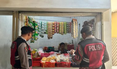 Sat Samapta Polres Ciamis Lakukan Patroli Pemantauan Harga dan Ketersediaan Bahan Pokok di Pasar Imbanagara