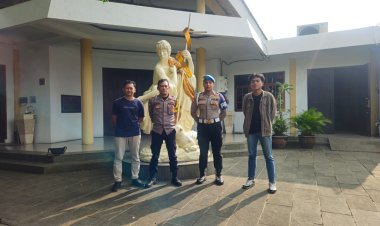 Polsek Ciamis Pastikan Keamanan Ibadah Umat Kristiani di Gereja Katolik St. Yohanes Pembaptis
