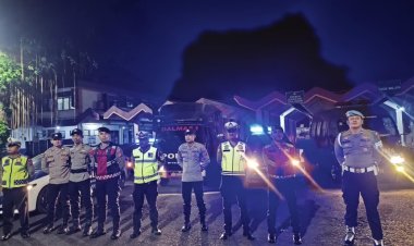 Polres Ciamis Tingkatkan KRYD Malam Minggu, Ciptakan Kondisi Kamtibmas yang Tetap Aman dan Kondusif