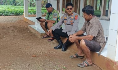 Koorkom Bareng Tomas, Kapolsek Cihaurbeuti: Mari Kita Jaga Bersama Cihaurbeuti Tetap Kondusif