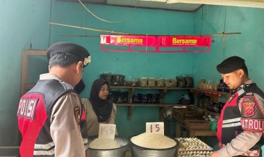 Jaga Stabilitas Harga di Pasaran Jelang Bulan Suci Ramadan, Polres Ciamis Turun ke Pasar Lakukan Pengawasan