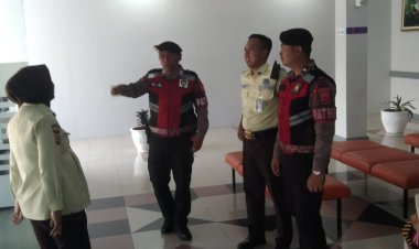 Jaga Harkamtibmas, Sat Samapta Polres Ciamis Patroli Dialogis ke Area Perbankan di Pusat Kota